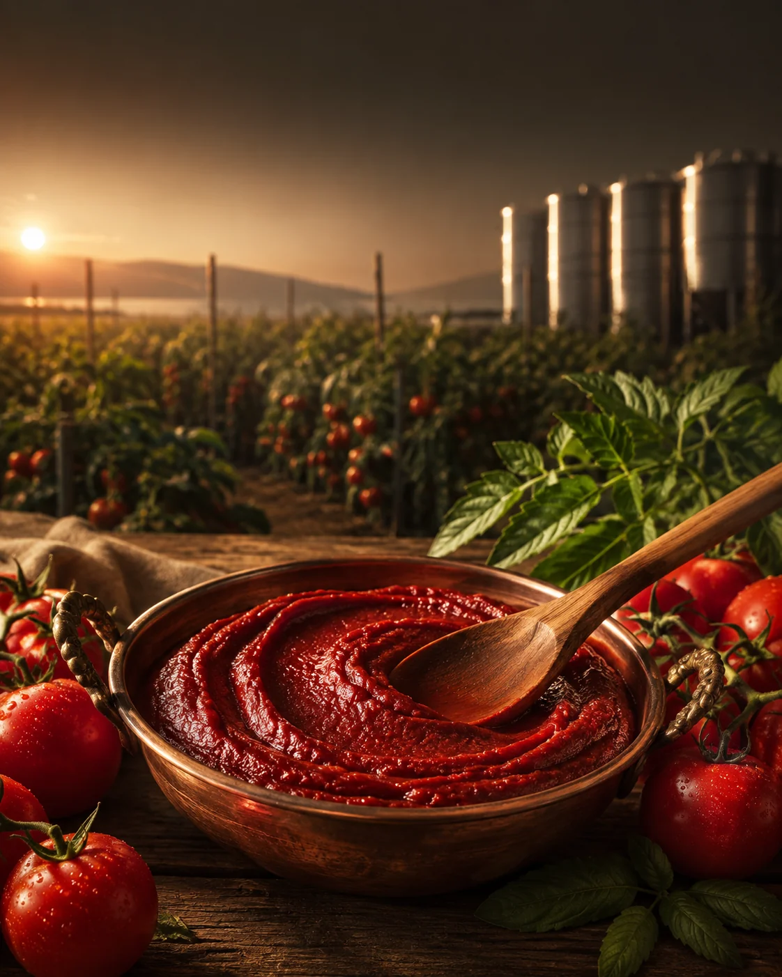 Domates tarlasından doğal salça üretimine uzanan yolculuk
